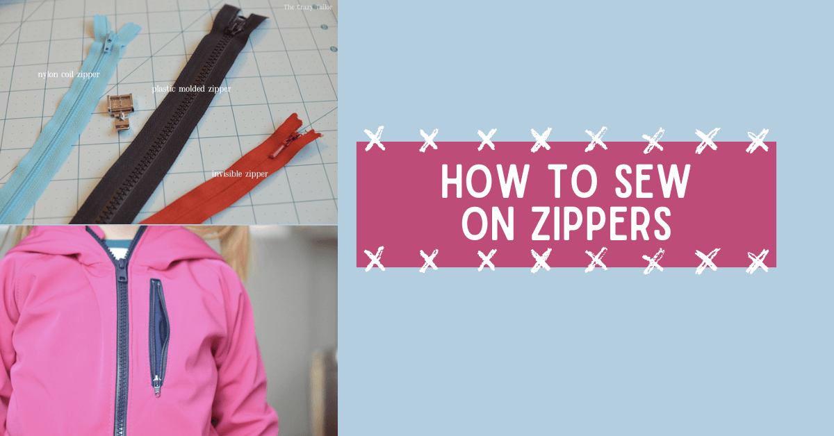 How to Sew a Zipper Sewing a Zipper in Clothing