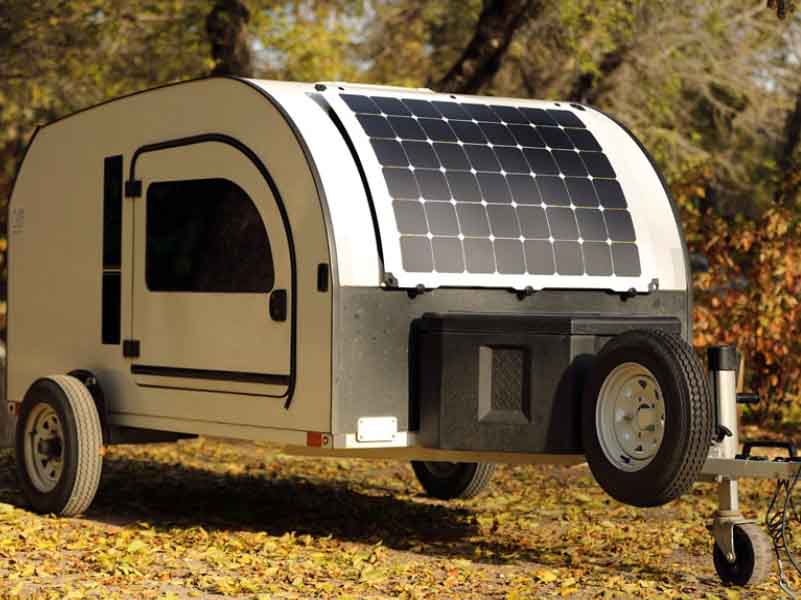 Solar Panel for Your Teardrop Camper Droplet Trailer
