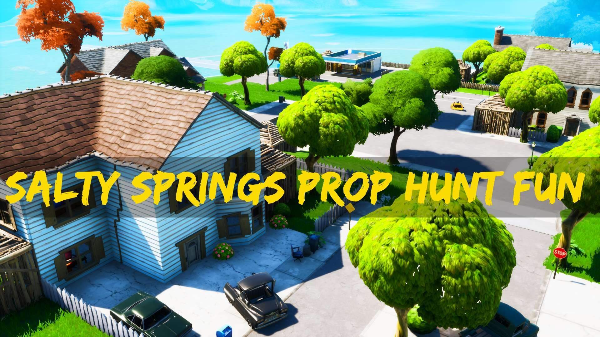 Prophunt Salty Springs Updated Fortnite Creative Prop Hunt and Mini Games Map Code