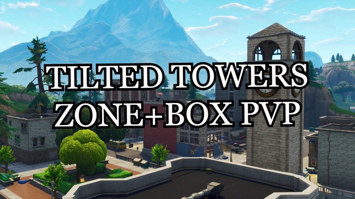 Tilted Towers Zone+box Pvp Fortnite Creative Zone Wars and Box Fights Map Code