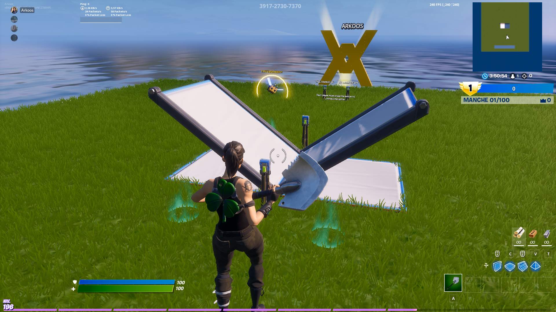 1v1 Build Fight Fortnite Creative 1v1 and Warm Up Map Code