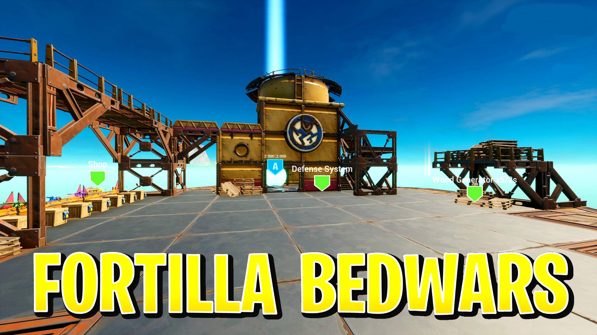 BED WARS 1v1v1v1 Fortnite Creative Map Code Dropnite