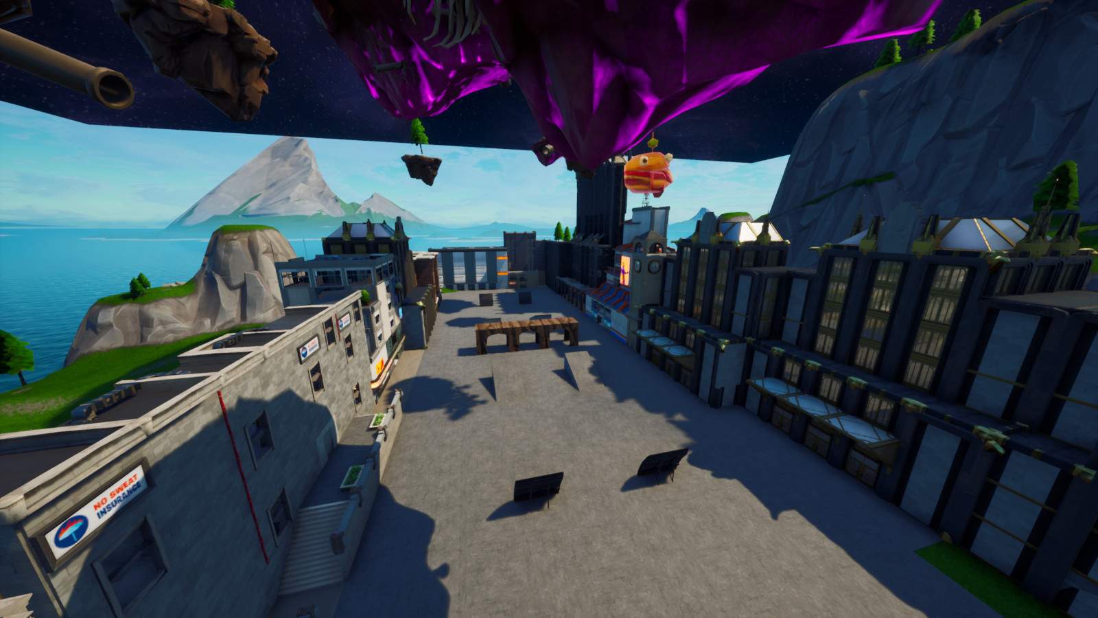 The Block (hard) Fortnite Creative Parkour and Deathrun Map Code