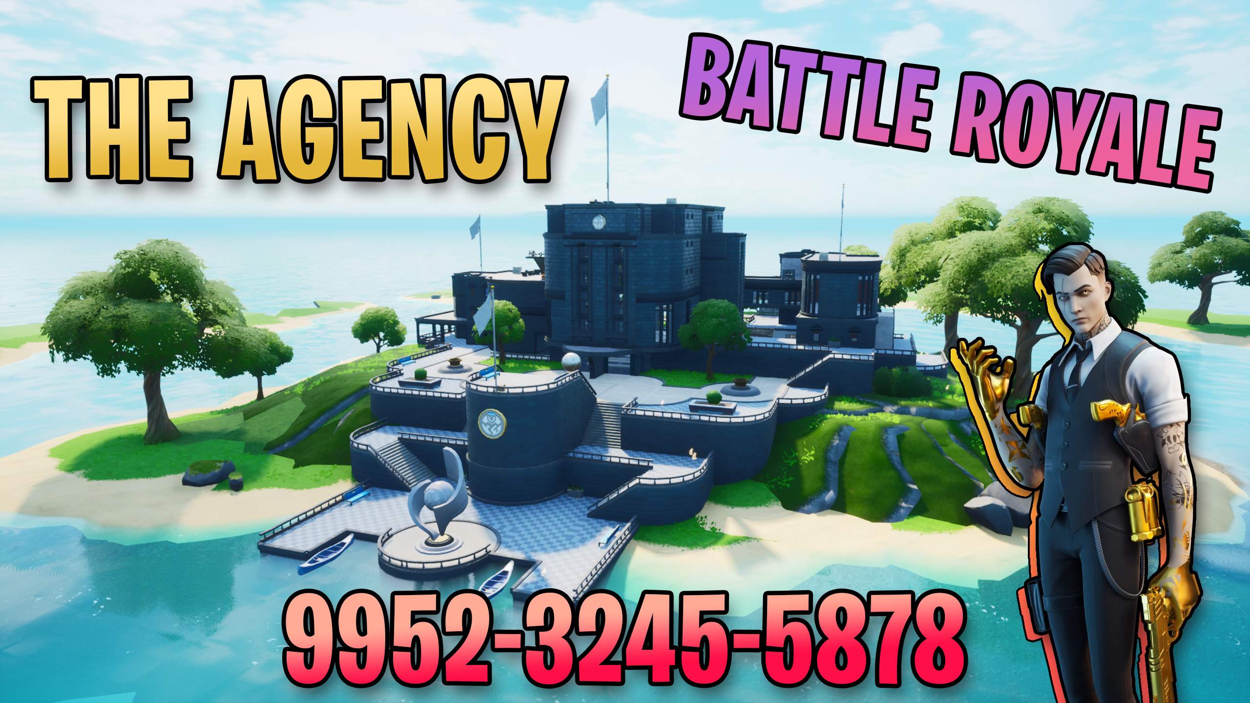 The Agency Battle Royale Fortnite Creative Remake and FFA Map Code
