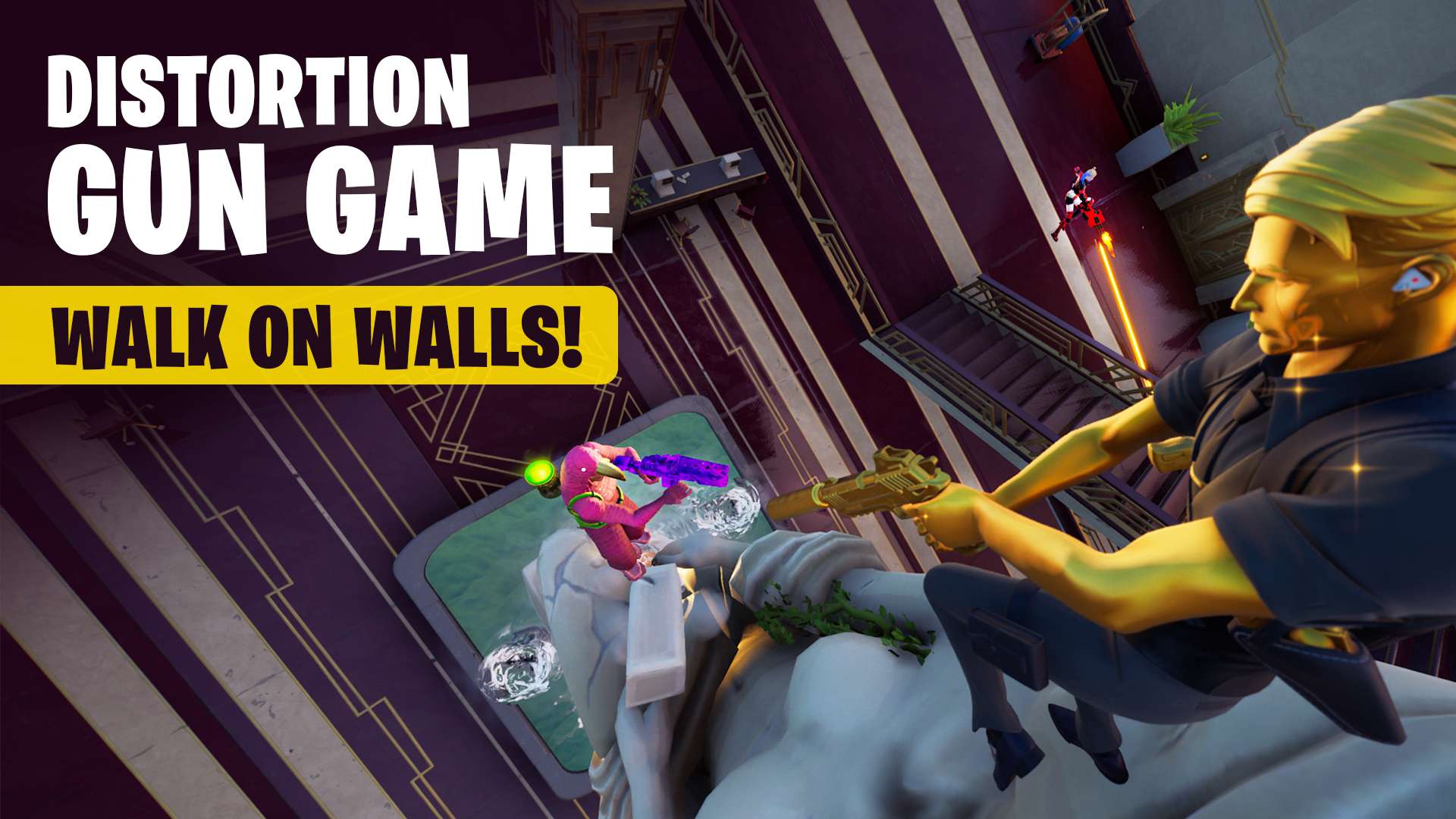 Distortion Gun Game Fortnite Creative FFA, Fun, Gun Game, and Warm Up