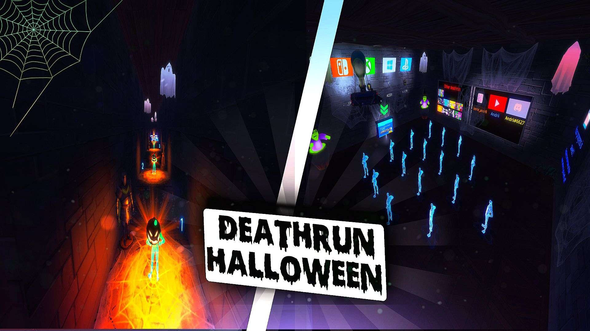 👻 HALLOWEEN DEATHRUN 🎃 Fortnite Creative Map Code Dropnite