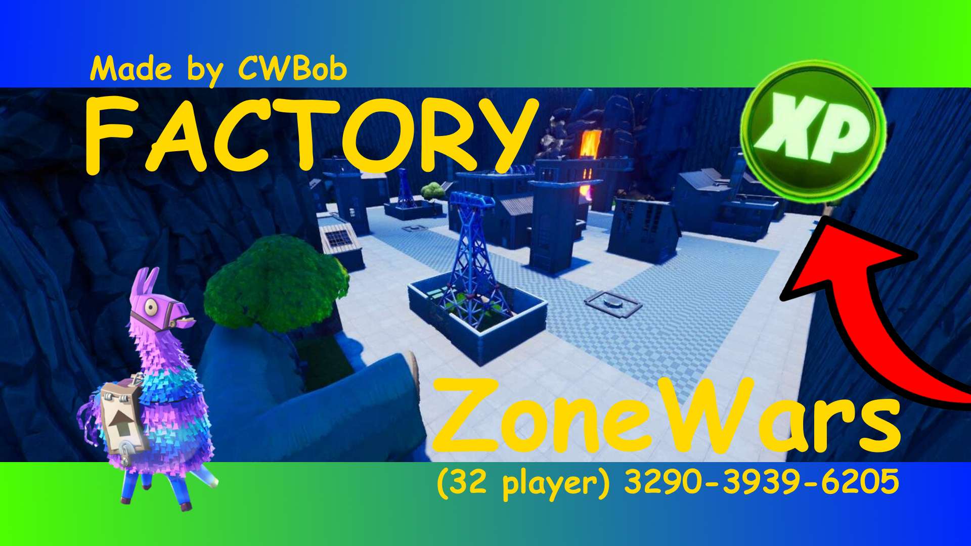 FACTORY ZONEWAR!!! Fortnite Creative Map Code Dropnite