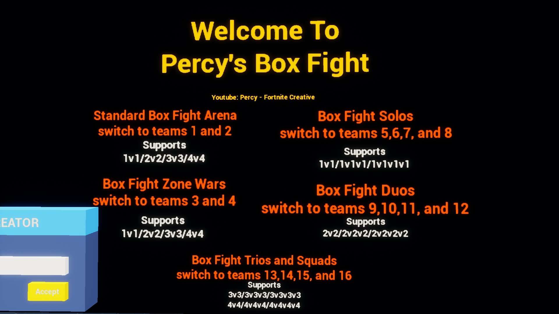 Box Fight Map Fortnite Creative Map Codes