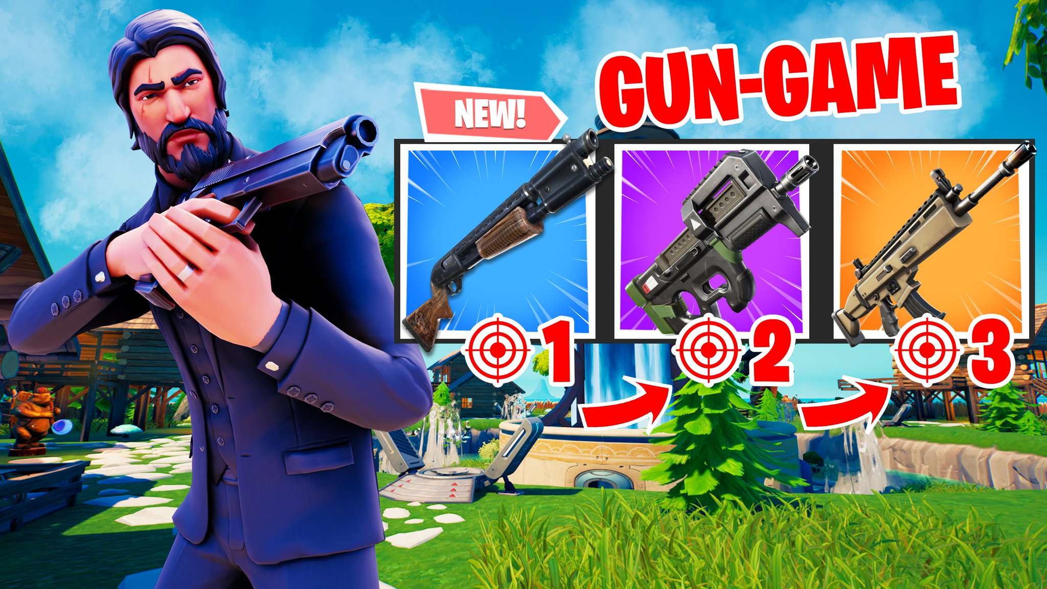 Garage OneShot Gun Game Fortnite Creative Map Code Dropnite