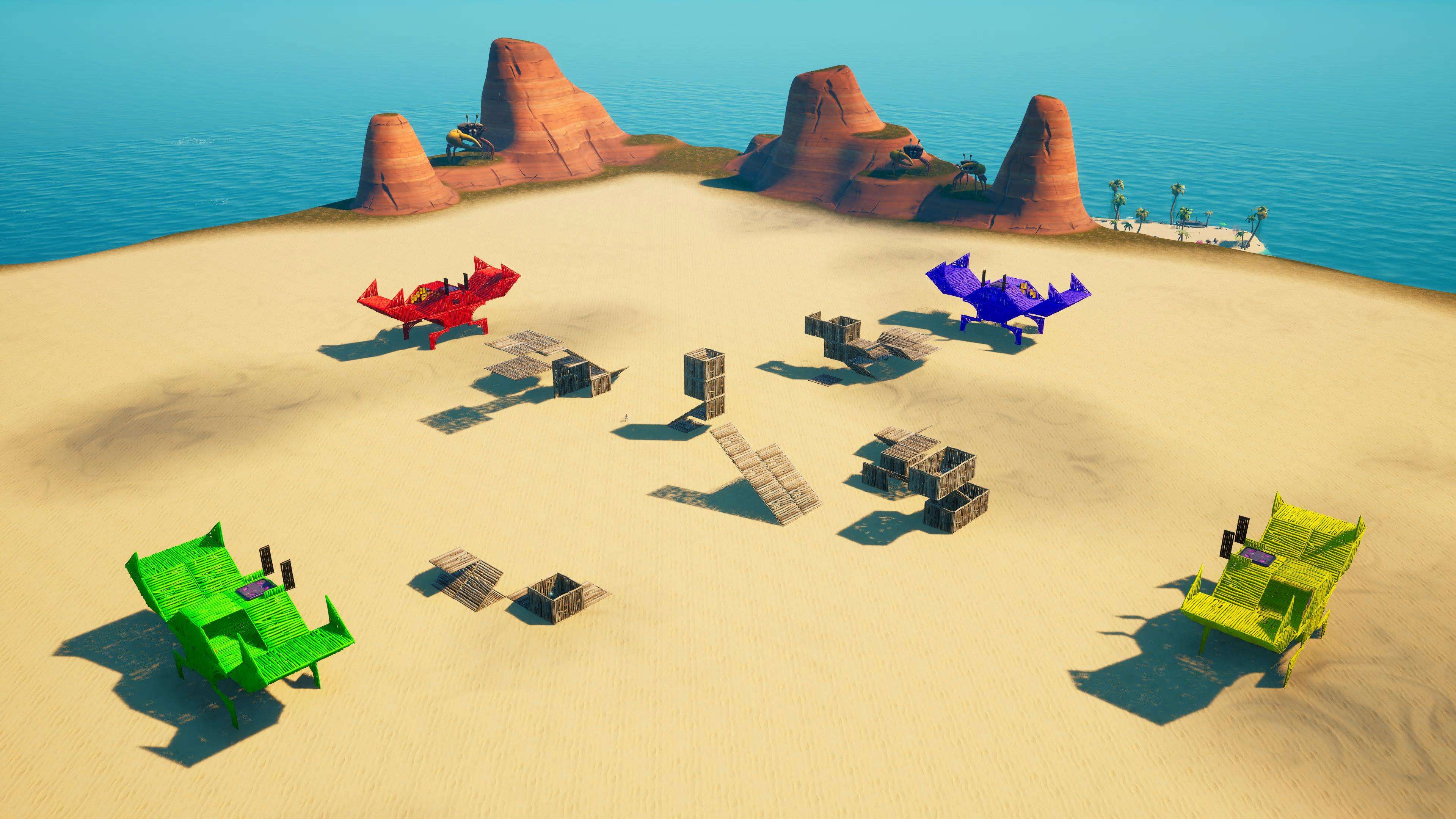 Crab Wars 🦀 Fortnite Creative Map Code Dropnite