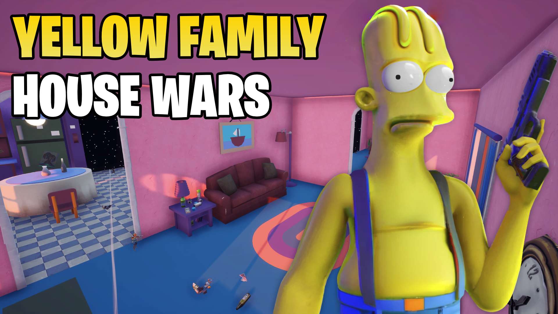 Simpsons House Wars Fortnite Creative Map Code Dropnite