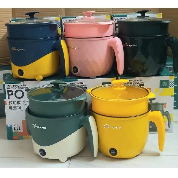 Mini MultiFunctional Double Layer Electric Cooking Pot 2.5 Drop Shipping Platform