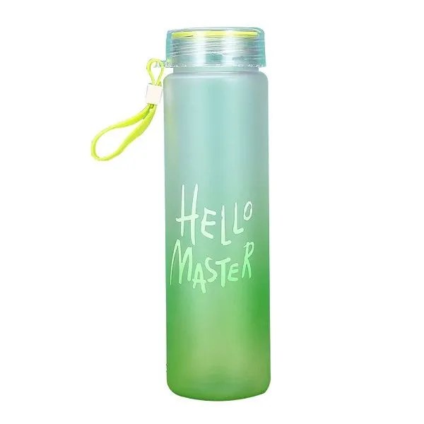 Transparent 500ml Portable Plastic Water Bottle 2.5 Drop
