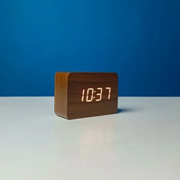 Wood Style Led Digital Clock Price In Bangladesh Smart Gadgets & Gear