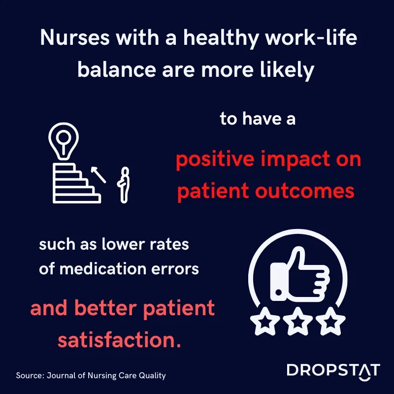 The Benefits of a Healthy Nurse Work Life Balance Dropstat