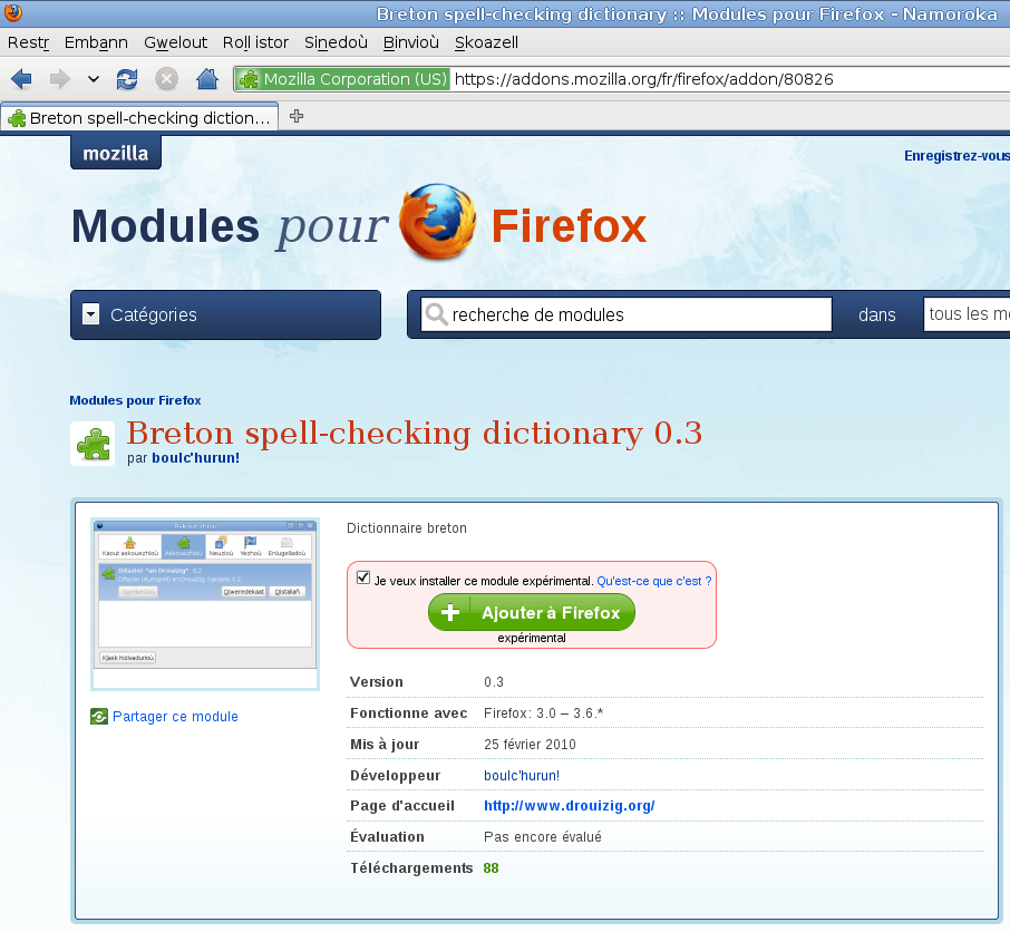 Correcteur orthographique