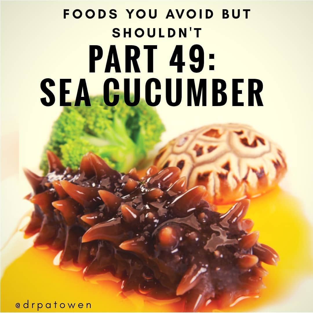 Foods you avoid BUT SHOULDN'T! PART 49 SEA CUCUMBER.