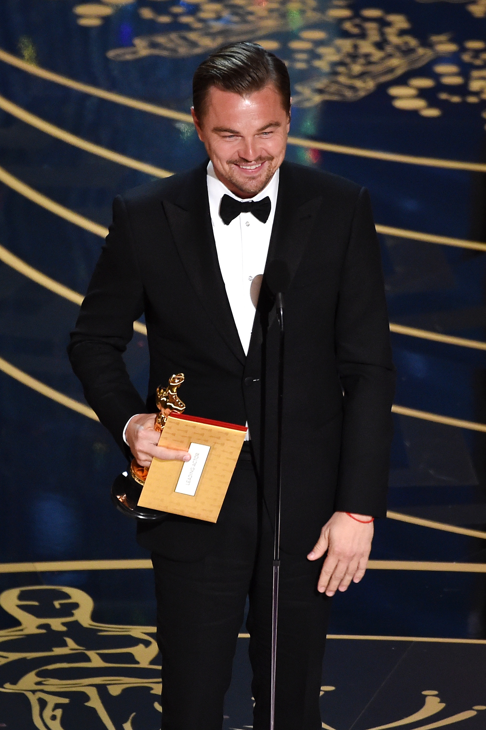 Leonardo DiCaprio is the 2016 Oscar Winner for Best Actor Oscars 2016