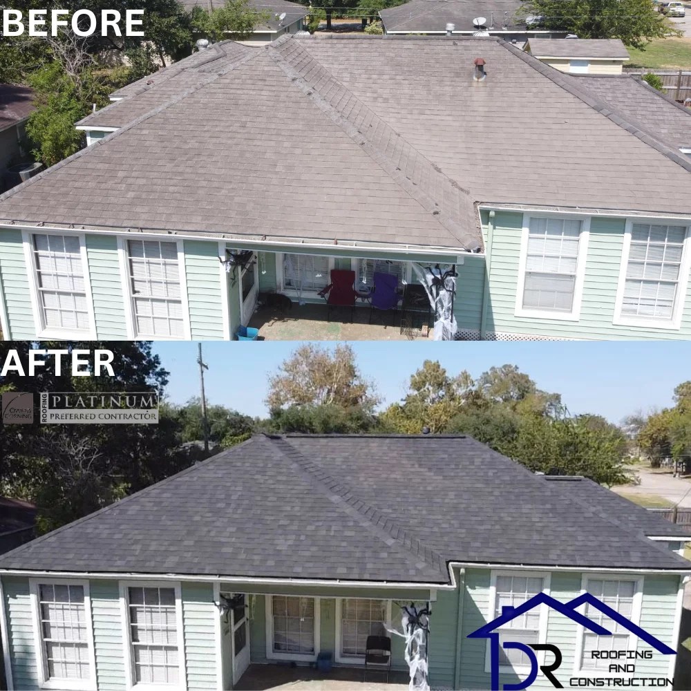 Roofer League City TX DR Roofing and Construction