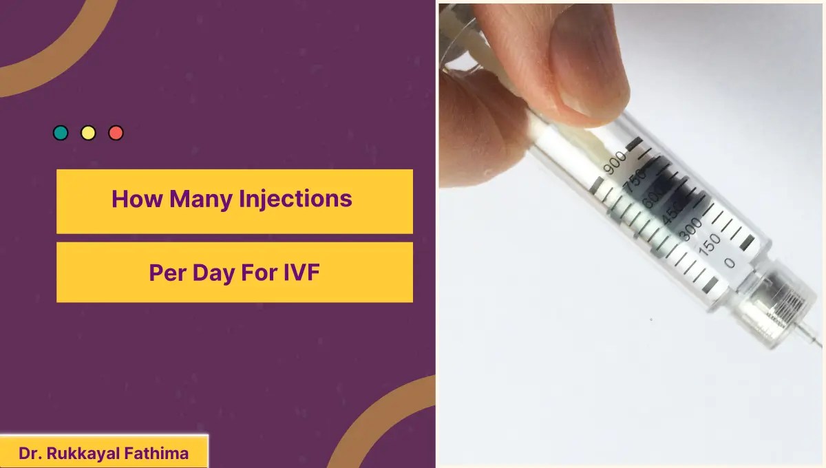 How Many Injections per Day For IVF Dr Rukkayal Fathima