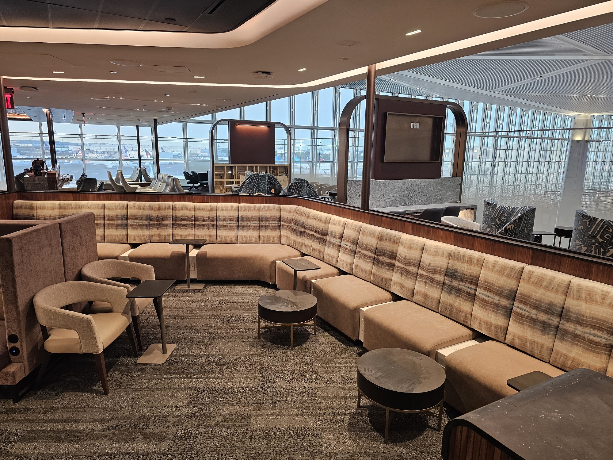 Custom Banquettes for Delta Airline Lounge, Newark Airport Dr. Sofa