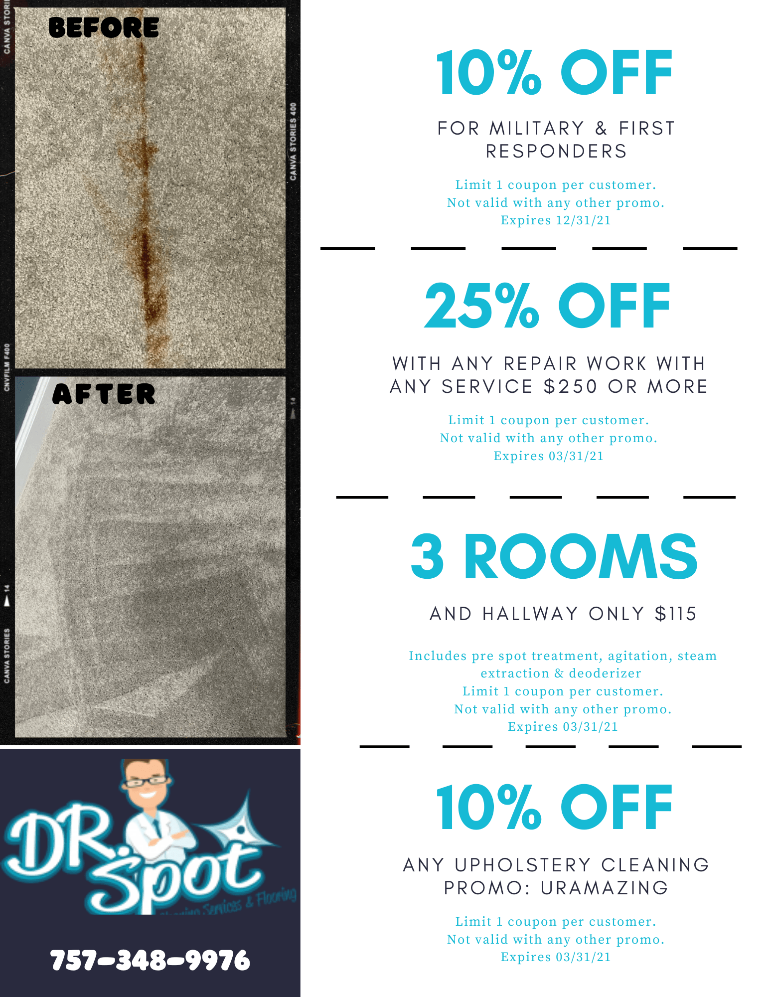 Carpet Cleaning Companies Specials Dr. Spot Carpet Cleaning Va Bch