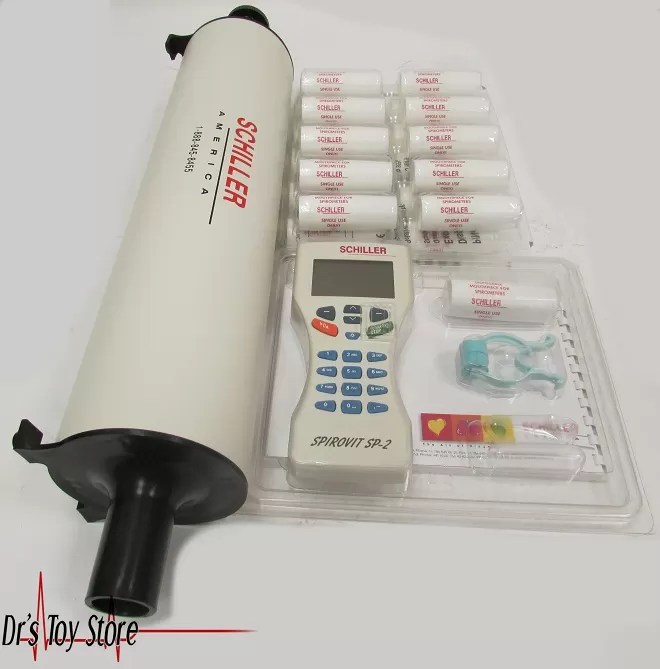 Schiller Spirovit SP2 & Spirometer Calibration Syringe Dr's Toy Store