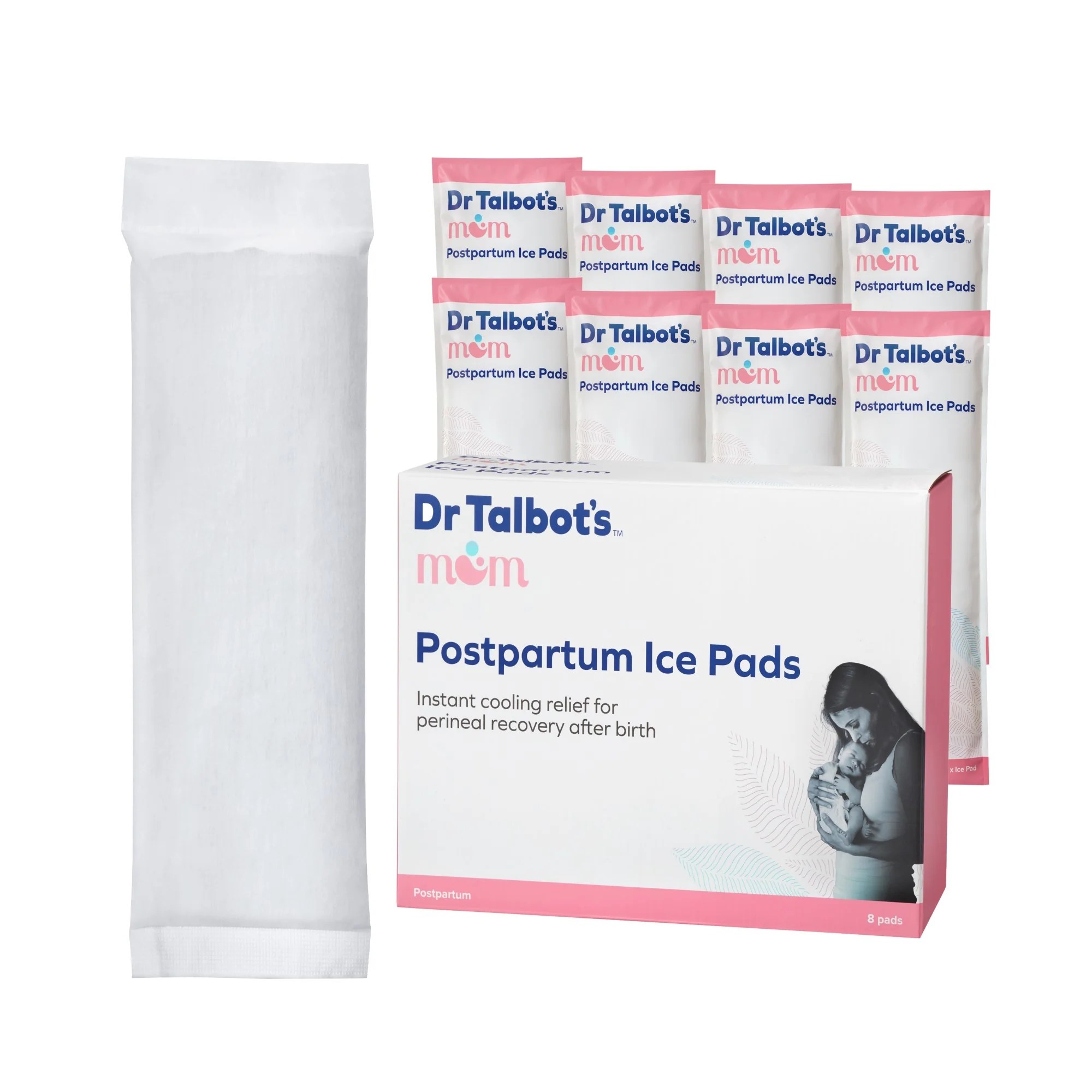 Postpartum Ice Pads (8Pack) for Recovery and Relief Dr Talbot's US