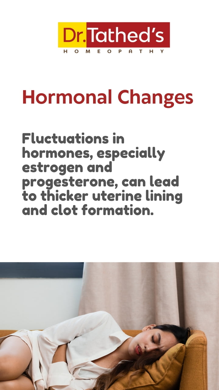 Causes of Blood Clots During Menstrual Bleeding Dr.Tathed's Homeopathy