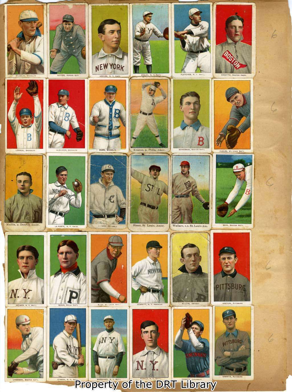 Historic Baseball Cards Inside the Gates