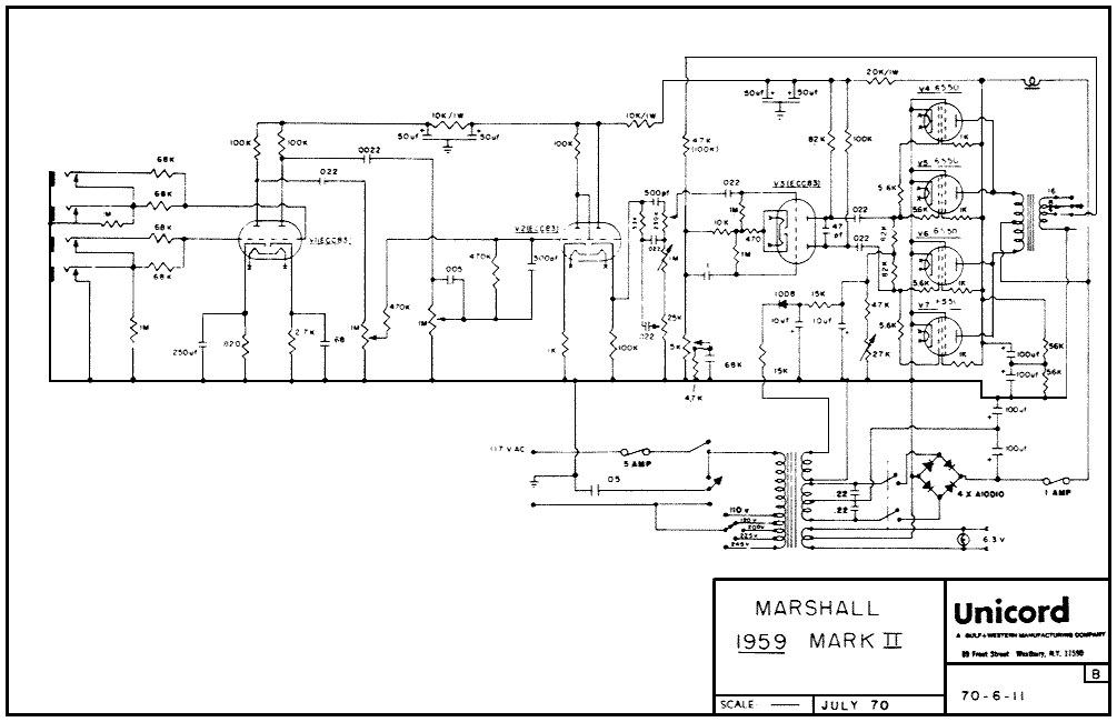 Marshall JMP Schematics - Dr.Tube