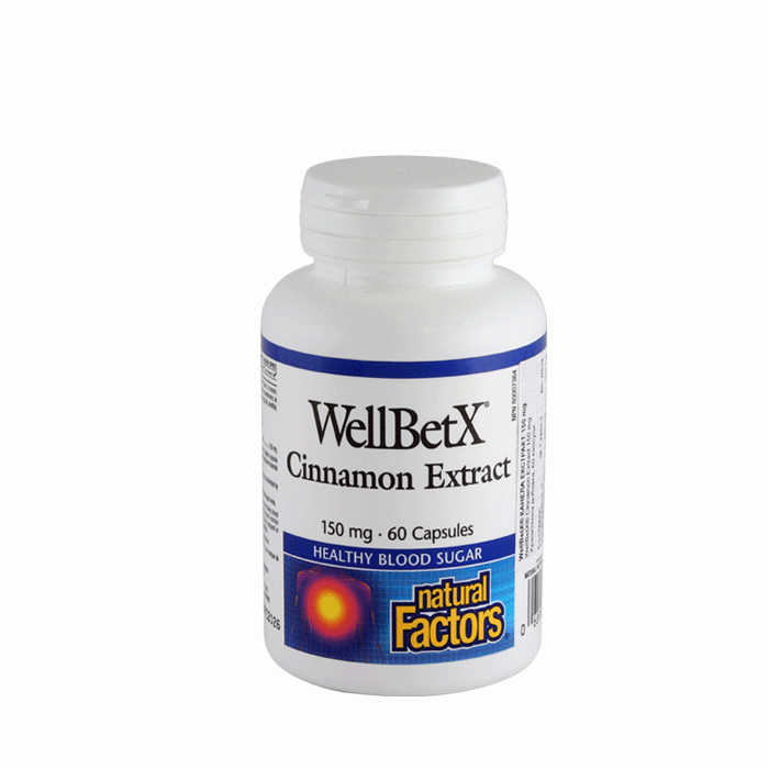 НАТУРАЛ ФАКТОРС КАНЕЛА ЕКСТРАКТ 150 мг 60 броя капсули / NATURAL