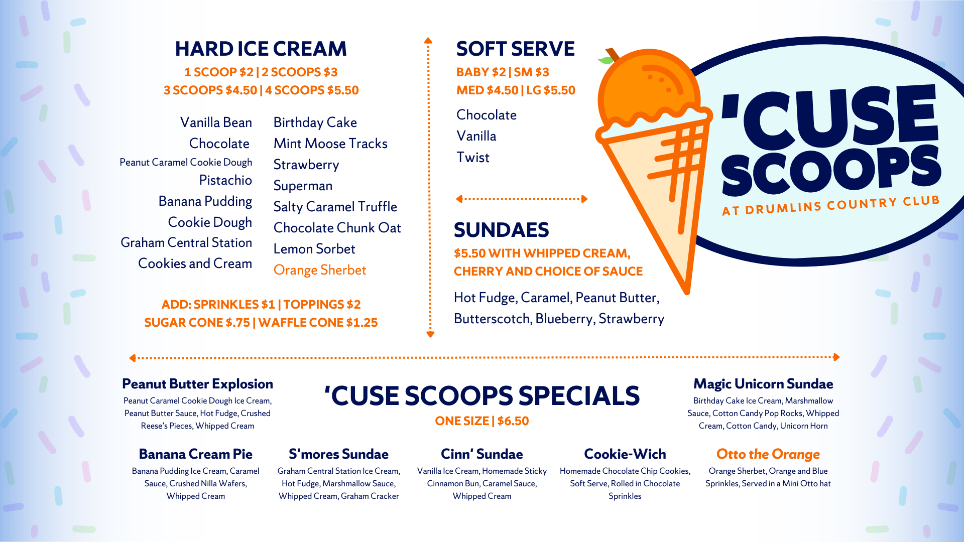 ‘Cuse Scoops Grand Opening Drumlins Syracuse University