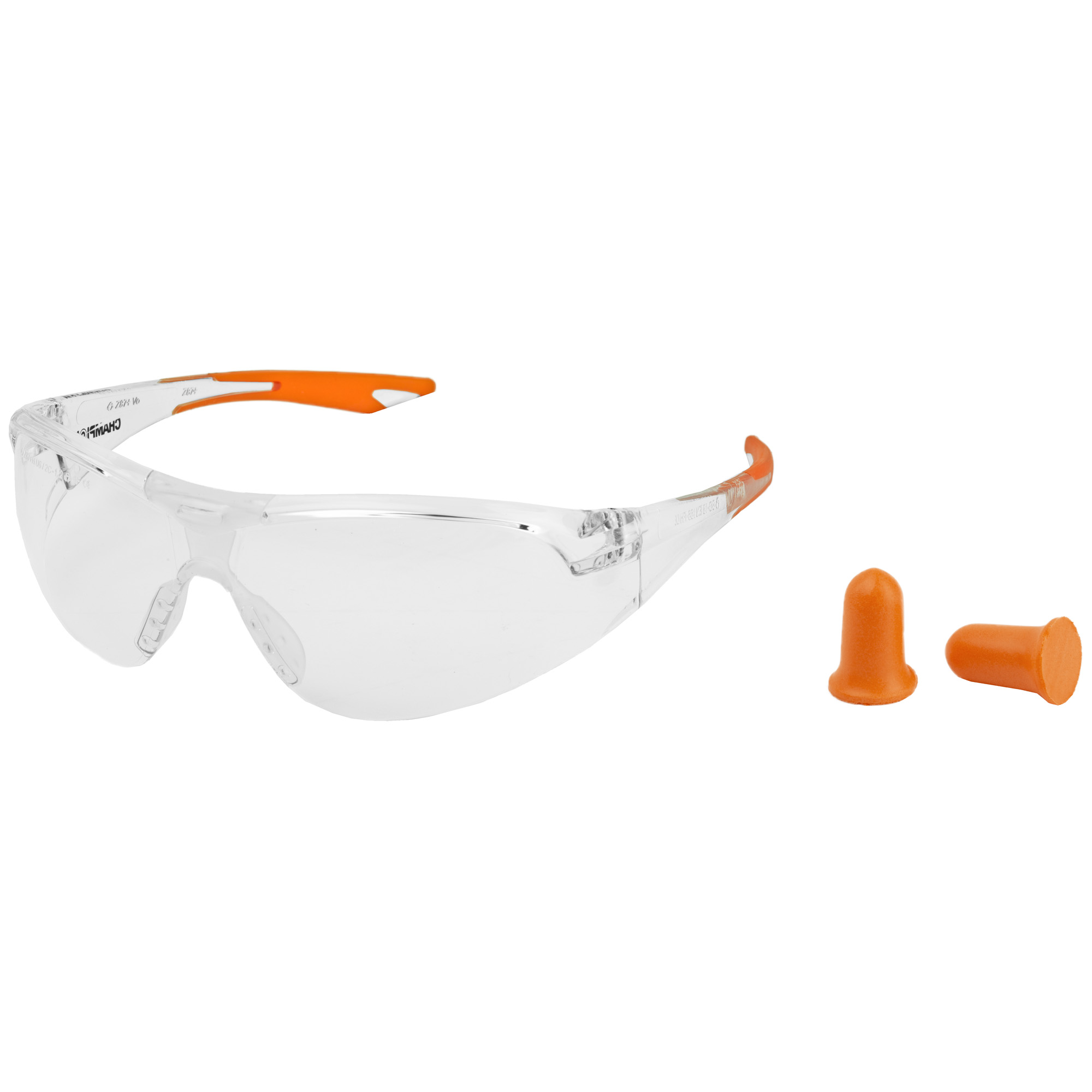 Shooting Combo Kit Glasses/Ear Plugs Clear Lens Champion Traps & Target