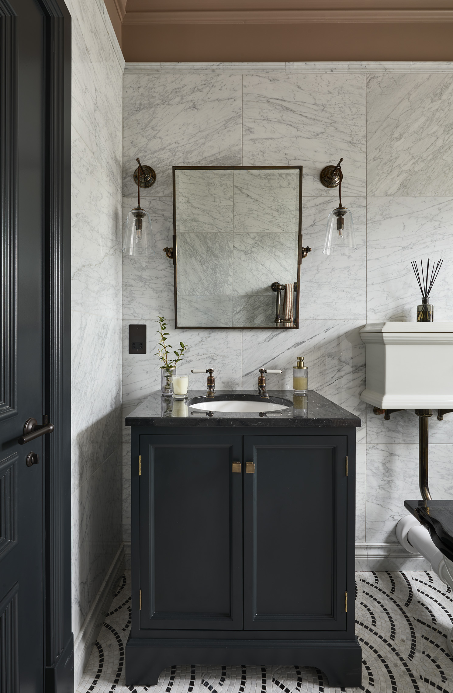 Rectangular Tilt Mirror by Martin Brudnizki Drummonds Bathrooms