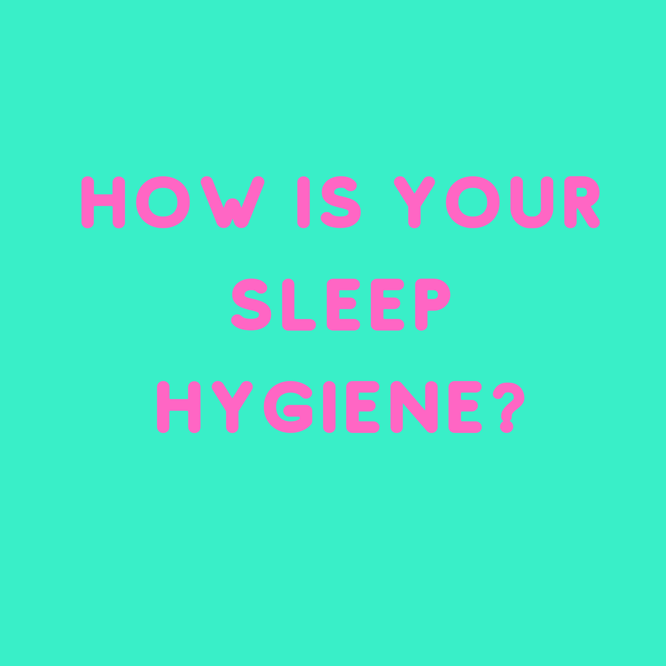 Day 1 Sleep Hygiene Whole Health Personal Training and Nutrition