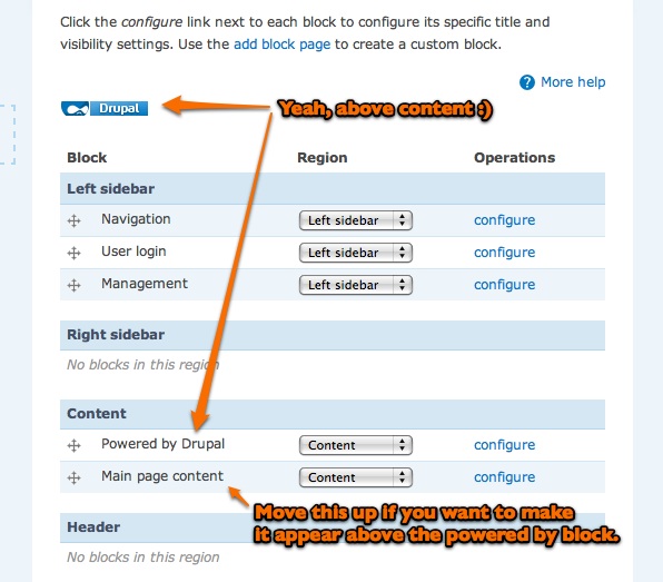 Make the main page content a real block [428744]