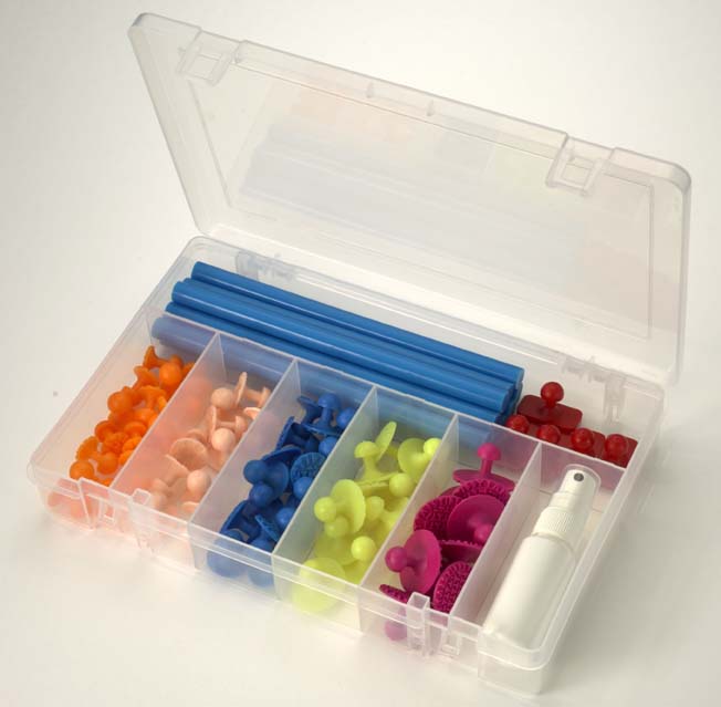 PDR Glue Kit Druz Toolz Glue Sticks 10 Of Each Color Tab