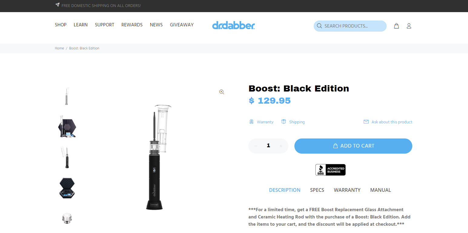 Dr.Dabber Boost EVO - Dr.Vape