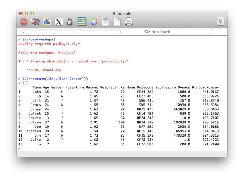 R Chapter 3 Manipulating Data