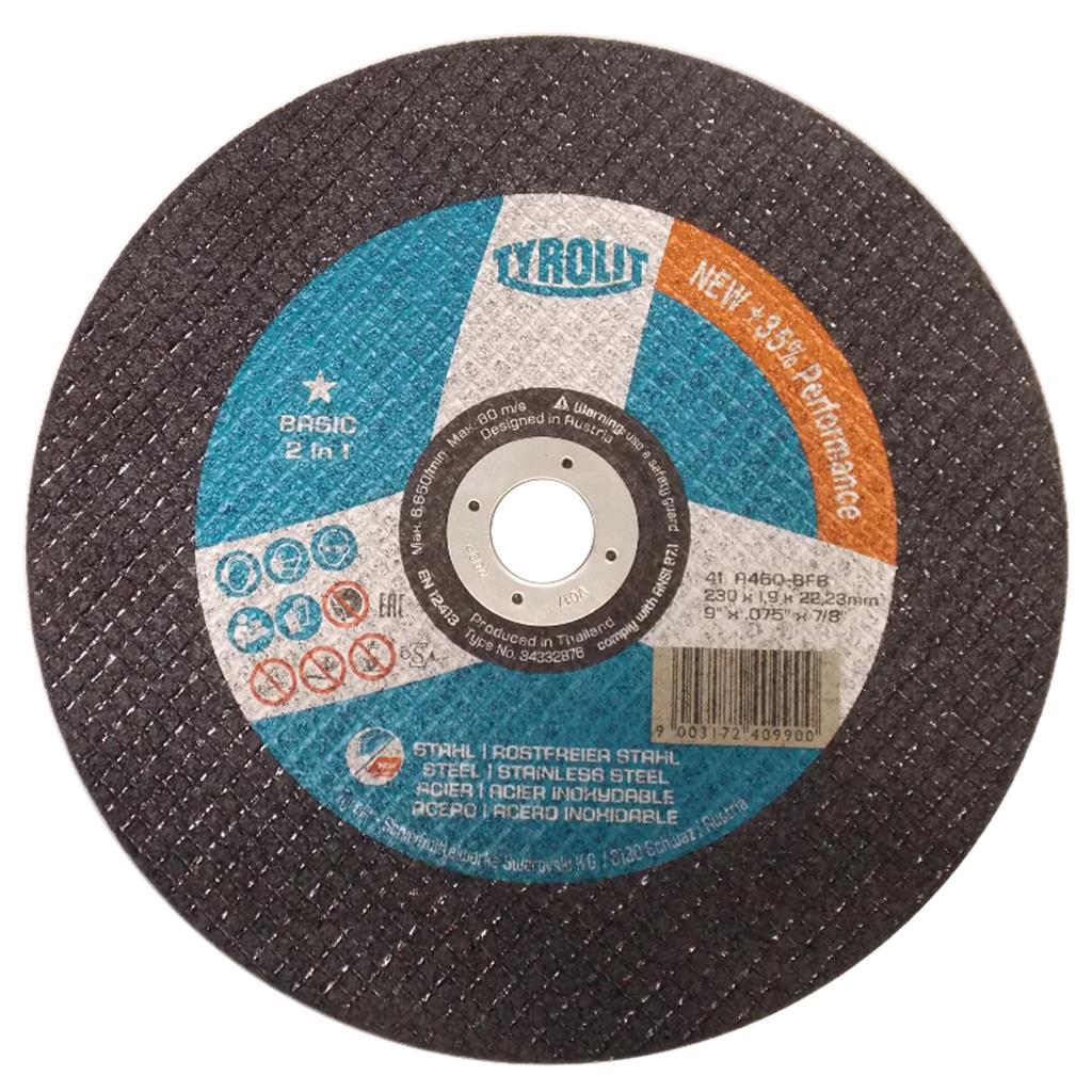 Tyrolit Superthin CutOff Discs (Basic) 230 x 1.9 x 22.23mm (A46QBFB