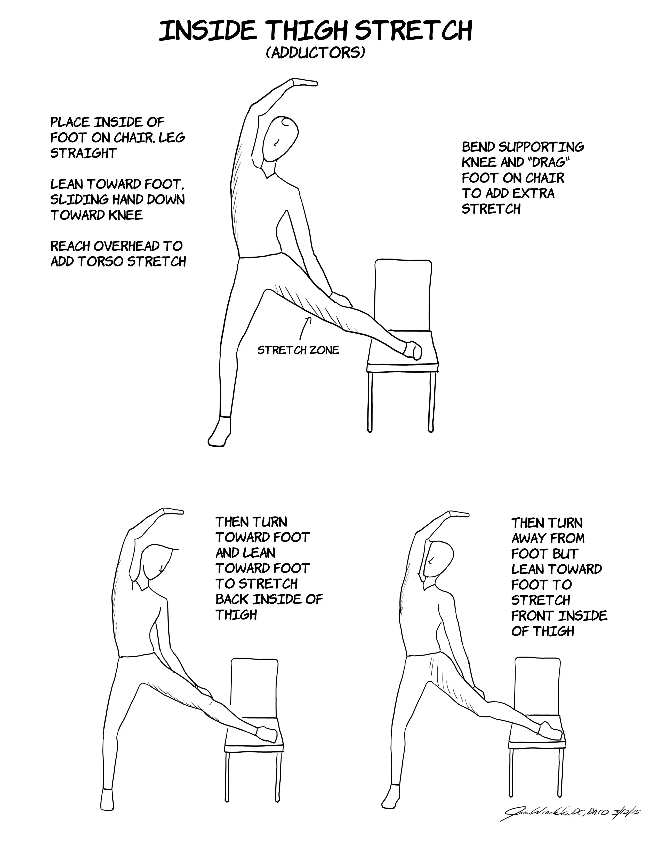Thigh Stretches Winckler Chiropractic, LLC