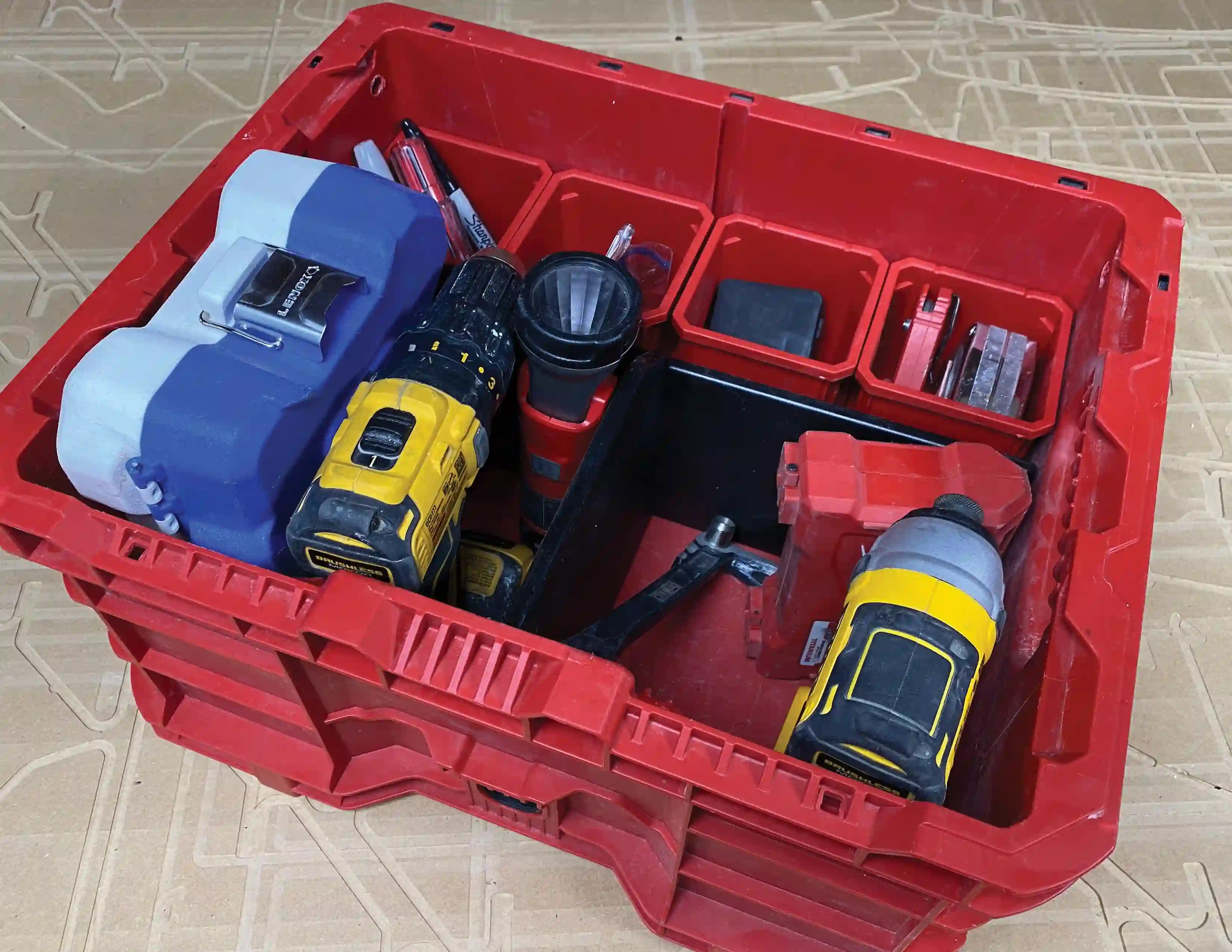 Hardware Bin Divider for Packout Crate Packout Crate Mods Tools/Ca