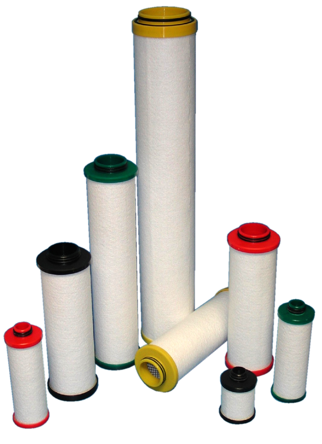Replacement filter elements for any make of compressed air filter