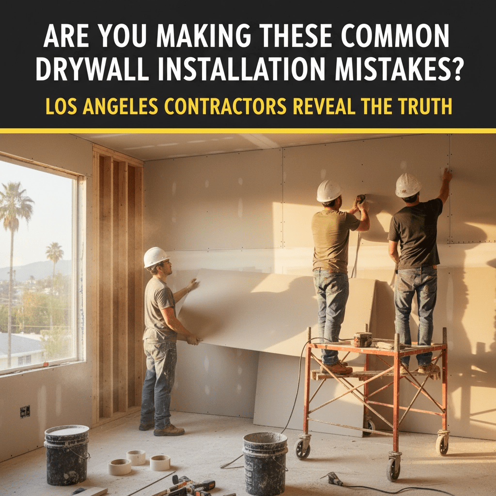 Are You Making These Common Drywall Installation Mistakes? Los Angeles(05)