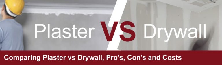 Drywall vs Plaster, Cost Comparison Plus Pro's and Con's