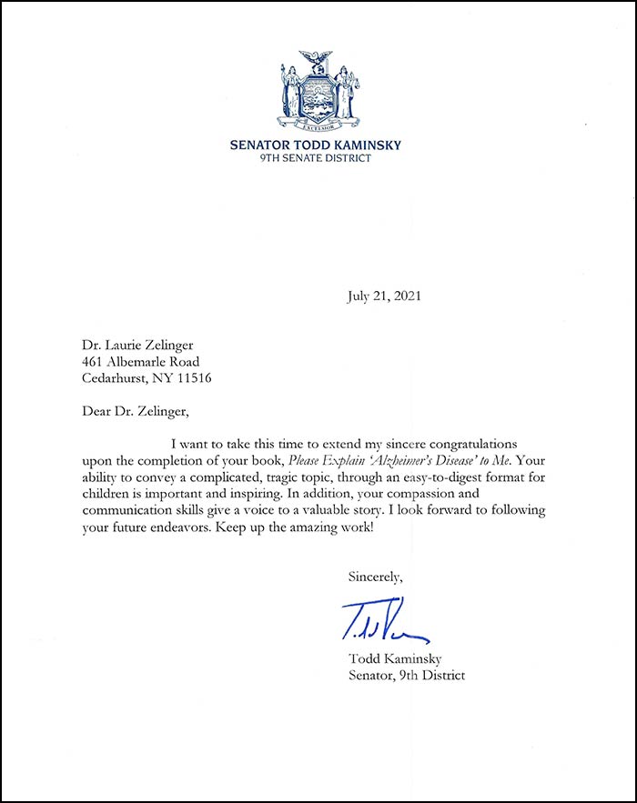 Please Explain “Alzheimer’s Disease” to Me Dr. Laurie Zelinger