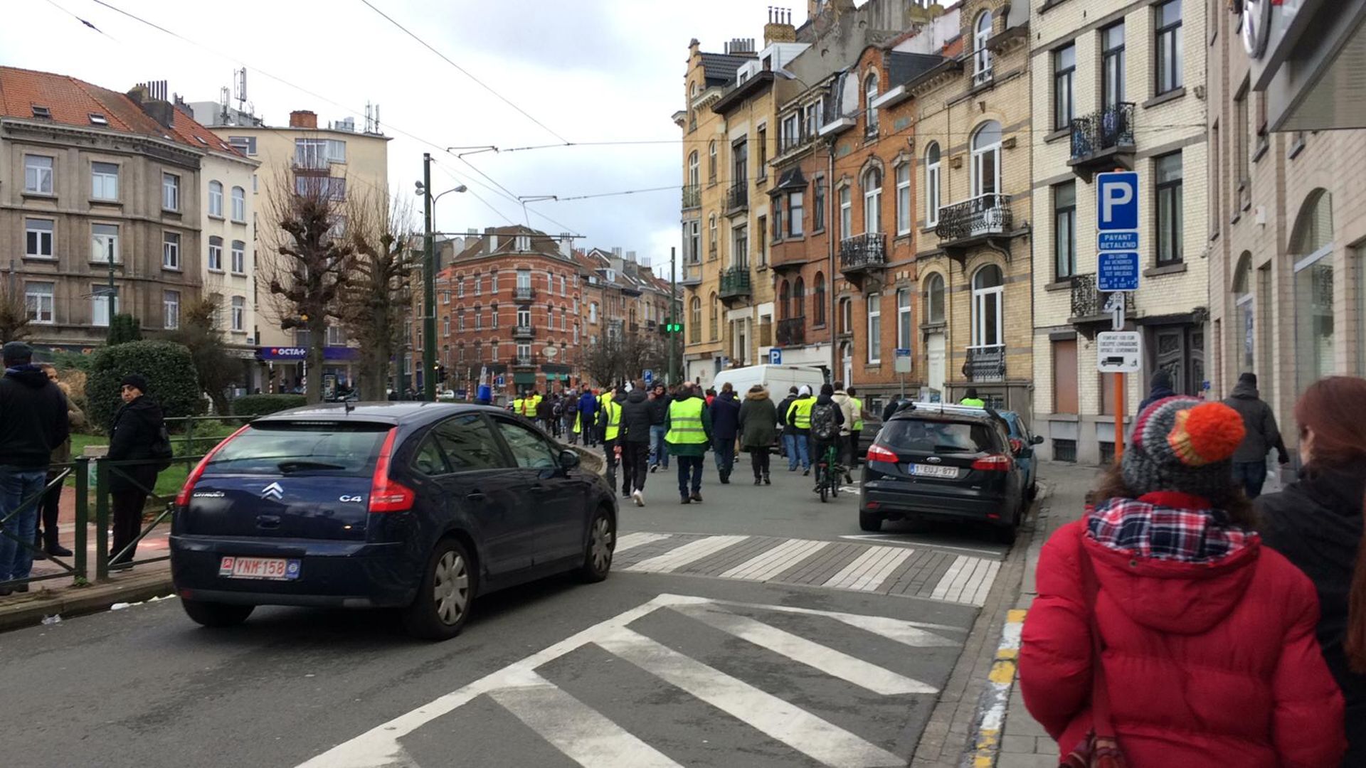Bruxelles, Liège, Namur… des “gilets jaunes” ont manifesté dans les rues  ce samedi
