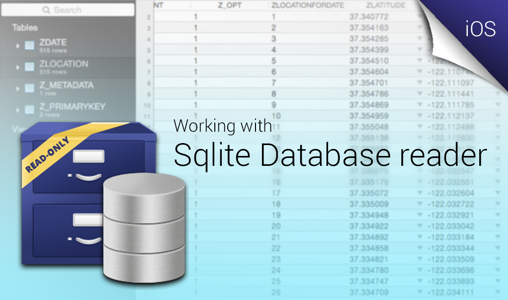 Working with Sqlite Database reader in iOS Innofied