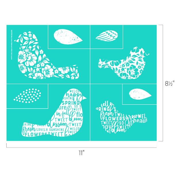 Chalk Couture. Bird Cutout Patterns